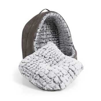 LITTLE LORD Bett Shelly Taupe 5 LITTLE LORD Bett Shelly Taupe – Bild 3