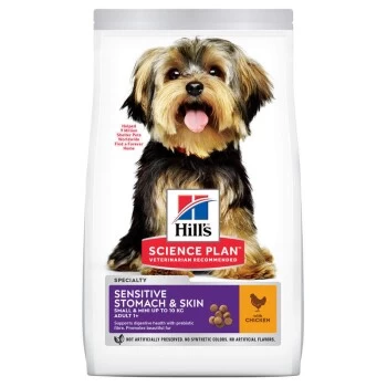 Hill's Science Plan Small & Miniature Adult 1+ Sensitives Stomach & Skin, Huhn 6 Kg 3 Hill's Science Plan Small & Miniature Adult 1+ Sensitives Stomach & Skin, Huhn 6 Kg
