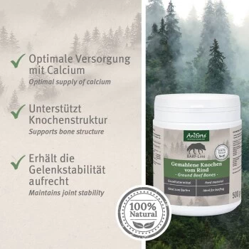Aniforte BARF-Line Gemahlene Knochen 500 G 5 Aniforte BARF-Line Gemahlene Knochen 500 G – Bild 3
