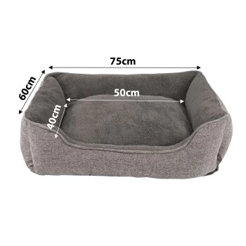 Lionto Hundebett Meliert Hundekissen Grau S 9 Lionto Hundebett Meliert Hundekissen Grau S – Bild 7