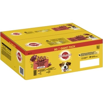 Pedigree Multipack Gemischte Selektion Gelee 80x100g 3 Pedigree Multipack Gemischte Selektion Gelee 80x100g