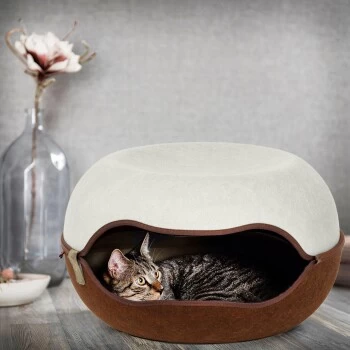 Canadian Cat Company Filz Katzennest 2.0 Weiß 10 Canadian Cat Company Filz Katzennest 2.0 Weiß – Bild 8