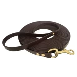 Bio-leine 25-35 Kg Schleppleine Biothane Dunkelbraun 3 M