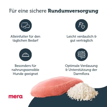 MERA Pure Sensitive Adult Truthahn & Reis 12,5 Kg 6 MERA Pure Sensitive Adult Truthahn & Reis 12,5 Kg – Bild 4