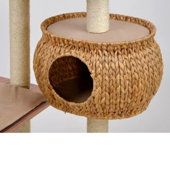 Silvio Design Katzenbaum Cosy Sky Walnuss 5 Silvio Design Katzenbaum Cosy Sky Walnuss – Bild 3