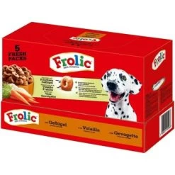 Frolic 5 Fresh Packs Geflügel, Gemüse Und Reis 5 X 1,5kg