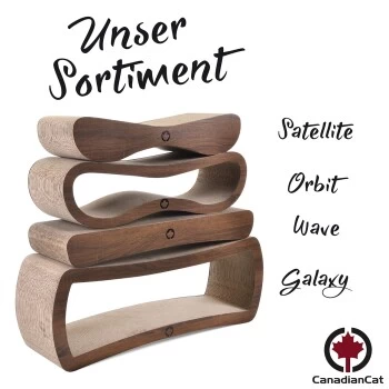 Canadian Cat Company Kratzbrett Jumbo Galaxy Naturfarben 4 Canadian Cat Company Kratzbrett Jumbo Galaxy Naturfarben – Bild 2
