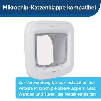 PetSafe Einbauadapter Für Mikrochip Katzenklappe Weiß 6 PetSafe Einbauadapter Für Mikrochip Katzenklappe Weiß – Bild 4