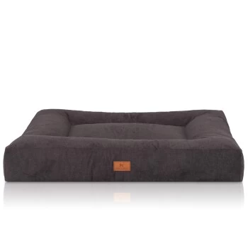 Knuffelwuff Orthopädisches Hundebett Aus Velours Mit Handwebcharakter Sofia Schwarz M-L 3 Knuffelwuff Orthopädisches Hundebett Aus Velours Mit Handwebcharakter Sofia Schwarz M-L