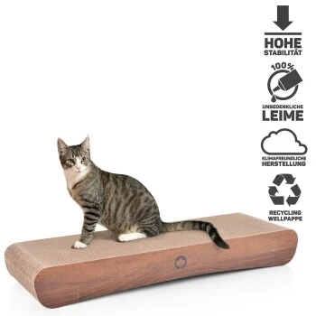 Canadian Cat Company Kratzbrett Jumbo Wave Braun 10 Canadian Cat Company Kratzbrett Jumbo Wave Braun – Bild 8
