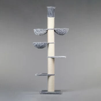 RHR Quality Kratzbaum Maine Coon Tower Plus Creme/ Beige/ Grau 4 RHR Quality Kratzbaum Maine Coon Tower Plus Creme/ Beige/ Grau – Bild 2