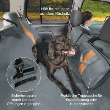 Kurgo Wander-Autohängematte Für Hunde Schwarz 5 Kurgo Wander-Autohängematte Für Hunde Schwarz – Bild 3