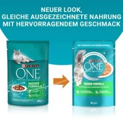 Purina ONE Indoor Formula Mit Thunfisch & Grünen Bohnen 26x85g -Heimtier Verkauf b12b4579002054f5505ad54817792e5b351fdf42 1099273 de DE purina one 7