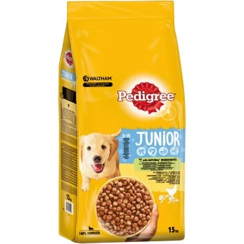 Pedigree Junior Mit Huhn Und Reis 2x15kg 3 Pedigree Junior Mit Huhn Und Reis 2x15kg
