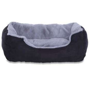 Lionto Hundekissen, Hundebett / Katzenbett Mit Wendekissen Grau/ Schwarz S 3 Lionto Hundekissen, Hundebett / Katzenbett Mit Wendekissen Grau/ Schwarz S