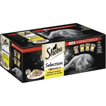 Sheba Selection In Sauce 40x85g 3 Sheba Selection In Sauce 40x85g