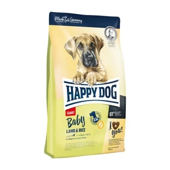 HAPPY DOG Giant Baby Lamm & Reis 15 Kg 3 HAPPY DOG Giant Baby Lamm & Reis 15 Kg