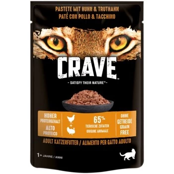 CRAVE Pastete 24x85g Huhn Und Truthahn 3 CRAVE Pastete 24x85g Huhn Und Truthahn