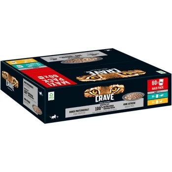 CRAVE Multipack Mit Huhn Und Mit Thunfisch 60 X 85g 3 CRAVE Multipack Mit Huhn Und Mit Thunfisch 60 X 85g