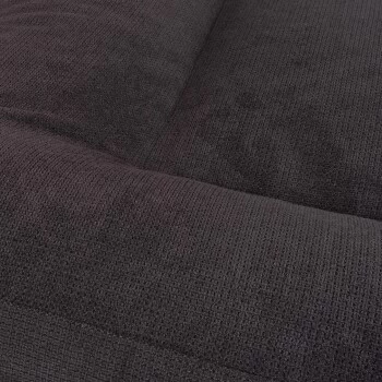 Knuffelwuff Orthopädisches Hundebett Aus Velours Mit Handwebcharakter Sofia Schwarz M-L 4 Knuffelwuff Orthopädisches Hundebett Aus Velours Mit Handwebcharakter Sofia Schwarz M-L – Bild 2