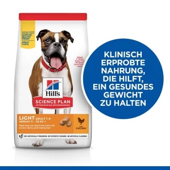 Hill's Science Plan Adult Light Medium Mit Huhn 14 Kg 5 Hill's Science Plan Adult Light Medium Mit Huhn 14 Kg – Bild 4