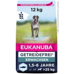EUKANUBA Getreidefrei Mit Fisch Für Große Rassen 12 Kg